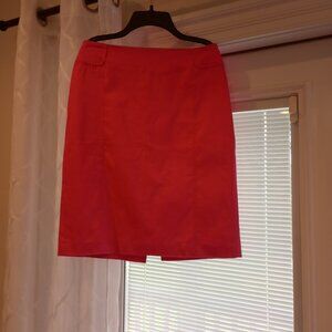 New York & co. hot pink knee length pencil skirt